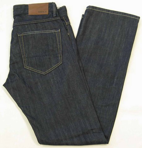 Mexx Men's indigo blue denim jeans, Men's Mexx regular fit, straight leg dark denim jeans, Hamper's Jeans Toronto Ontario.